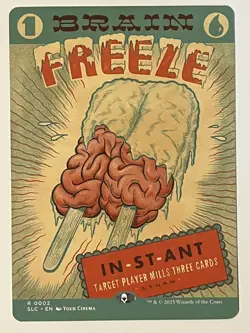 Brain Freeze Secret Lair Countdown Encyclopedia Kit Non-Foil MTG NM - Image 1