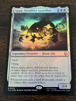 MTG - Appa, Steadfast Guardian TLA Foil Mythic #0010 - Image 1
