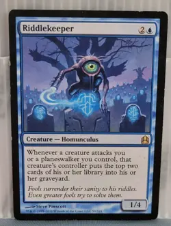 Mtg RIDDLEKEEPER LP COMMANDER 59/318 -Argo- - Image 1