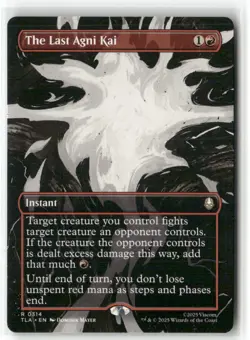 The Last Agni Kai (Borderless) Avatar: The Last Airbender Regular MTG NM - Image 1