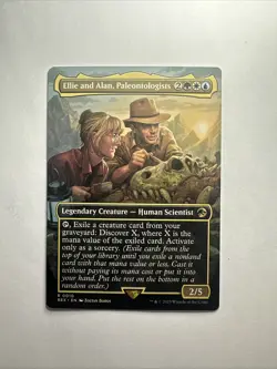 Ellie and Alan, Paleontologists (Borderless) Universes Beyond: Jurassic Pikachu - Image 1