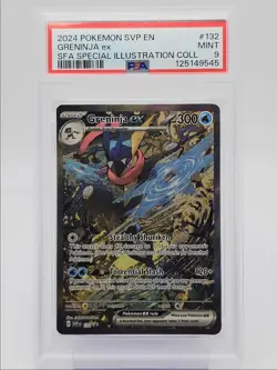 GRENINJA EX 2024 POKEMON PROMO SFA SPECIAL ILLUSTRATION #132 PSA 9 Q0004 - Image 1