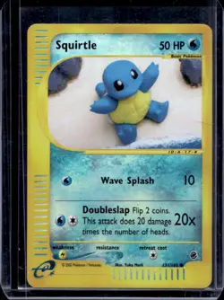 2002 Pokemon Expedition Set Squirtle #131/165 - Image 1