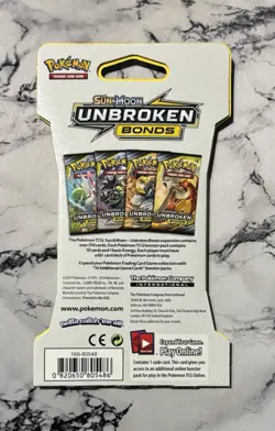 Pokemon Sun & Moon Unbroken Bonds Sleeved Booster Pack Charizard Reshiram NEW - Image 2
