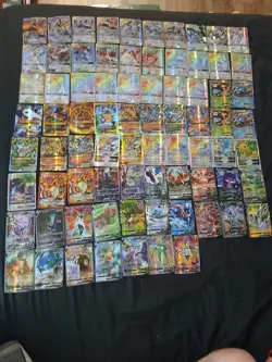 Pokemon proxy card lot of 77 tag team, v-star, ex, dx & v - Image 1