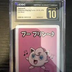 CGC 10 Pristine Jigglypuff Old Maid 2019 Japanese Pokemon Card - Image 2