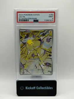 2024 POKEMON SCR EN-STELLAR CROWN ILLUSTRATION RARE #150 JOLTIK PSA 9 - Image 1
