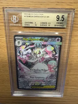 Pokemon Mega Gardevoir EX SIR #178/132 BGS 9.5 GEM Mint Mega Evolution TCG - Image 1