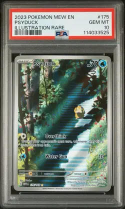 Pokemon Psyduck 175/165 S&V 151 Illustration Rare PSA 10 - Image 1