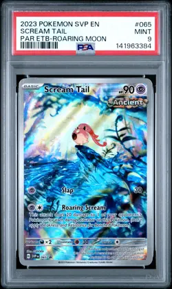 2023 POKEMON SVP EN-SV BLACK STAR PROMO #065 SCREAM TAIL PSA 9 - Image 1