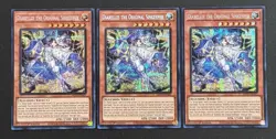 2025 YUGIOH MP25 1ST ED SECRET RARE DIABELLZE THE ORIGINAL SINKEEPER X3 NM SET - Image 1