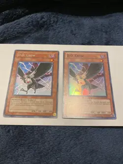 2x D.D. Crow STON-EN024 1st Rare & LCGX-EN234 Super Rare Unlimited Ed Yugioh - Image 1