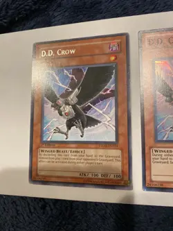 2x D.D. Crow STON-EN024 1st Rare & LCGX-EN234 Super Rare Unlimited Ed Yugioh - Image 4