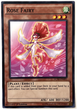 YuGiOh! - Rose Fairy LC5D-EN091 1st Edition Common - Image 1
