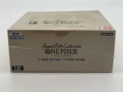 One Piece TCG Anime 25th Collection EB-02 Extra Booster Box Sealed - Image 2