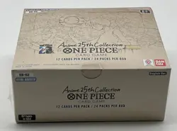 One Piece TCG EB-02 Anime 25th Collection Extra Booster Box English Sealed - Image 2