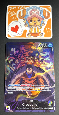 (Alternate Art) Crocodile (058) OP04-058 Leader One Piece NM - Image 1