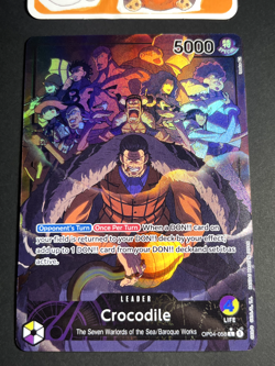 (Alternate Art) Crocodile (058) OP04-058 Leader One Piece NM - Image 2