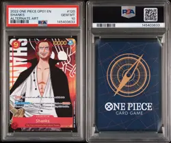 PSA 10 Shanks Alternate Art SEC OP01-120 Romance Dawn Foil One Piece - Image 3