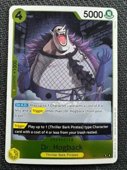 Dr. Hogback OP14-110 The Azure Sea's Seven Foil Rare - One Piece TCG - NM - Image 1