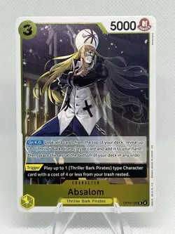 Absalom Rare Foil - OP14-100 - The Azure Sea's Seven One Piece NM - Image 1