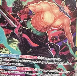 Roronoa Zoro, OP06-118, SEC, english, one piece card - Image 1