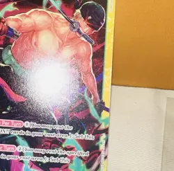 Roronoa Zoro, OP06-118, SEC, english, one piece card - Image 3