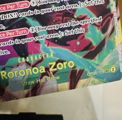 Roronoa Zoro, OP06-118, SEC, english, one piece card - Image 5