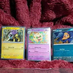 Pokemon Holo Promo Card Lot Raikou, Whimsicott, Scraggy, Pikachu 2026 Day w/coin - Image 2