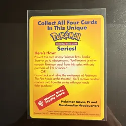 CATCH MEW Card Promo - Pokemon the Movie - 1999 Pokemon Wizards of the Coast - Image 4