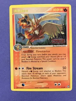 2006 Pokemon BLAZIKEN Ex Power Keepers HOLO STAMPED Card 5/108 - Image 1