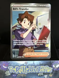 Pokemon Card Bill's Transfer 194/165 Scarlet & Violet 151 Holo Ultra Rare NM - Image 1