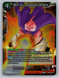 Dragon Ball Super Card Game #BT20-110 Majin Buu, Desperate Defiance Foil - Image 1