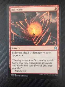 MTG Boltwave 79 Regular Uncommon Card Foundations NM Condition - Image 1