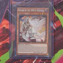 Fallen of the White Dragon Effect Holo Dragon Yu-Gi-Oh! TCG Card - Image 1