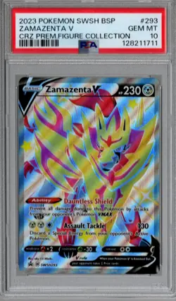 Zamazenta V (Shiny) SWSH293 SWSH: Sword Shield Promo Pokemon Card PSA 10 - Image 1