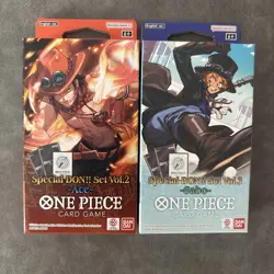 One Piece Card Game Bundle: 2 DON!! Sets, 2 Double Packs, 8 Sleeved Boosters - Image 2