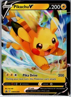 Pikachu V SWSH285 SWSH: Sword & Shield Promo Cards - Pokemon Card - NM - Image 1