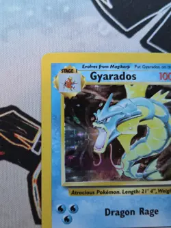 Pokemon Gyarados TCG Base Set Holo Card 6/102 Unlimited Rare LP - Image 3