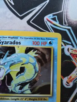 Pokemon Gyarados TCG Base Set Holo Card 6/102 Unlimited Rare LP - Image 4