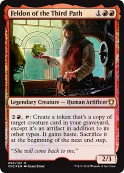 MTG Feldon of the Third Path - Foil, Commander Anthology Vol. II, Lightly Played - Image 1