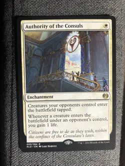 Magic: The Gathering Enchantment Authority Of The Consuls #005 - Image 1