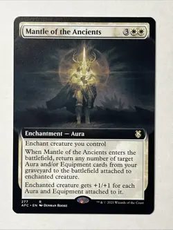 Mantle of the Ancients (Extended Art) #277 (NM) Forgotten Realms AFC Magic MTG - Image 1