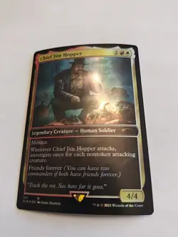 Chief Jim Hopper Foil Stranger Things Secret Lair #341 NM - Image 1