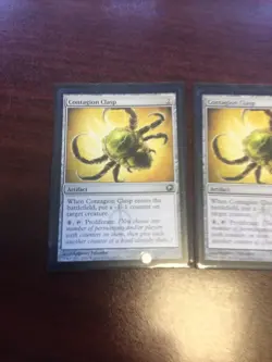 MTG Contagion Clasp Scars of Mirrodin 144/249 Regular Uncommon 2x - Image 1