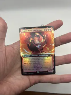 Magic the Gathering Avatar Roku Firebender #0191 Extended Art FOIL Mythic MTG - Image 3