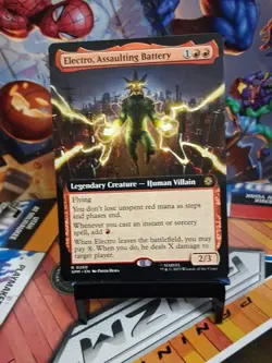 Electro, Assaulting Battery (Extended Art) Marvel's Spider-Man Foil - Image 1