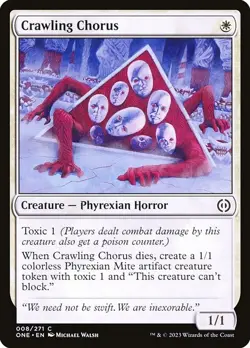Crawling Chorus x4 4x FOIL Phyrexia: All Will Be One NM MTG - Image 1
