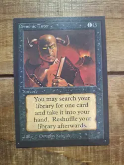 Demonic Tutor - Collectors Edition Intl - NM - MTG - Magic: The Gathering - Image 1