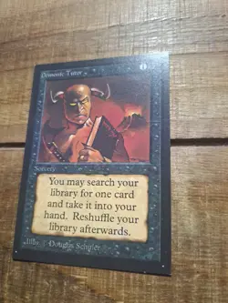 Demonic Tutor - Collectors Edition Intl - NM - MTG - Magic: The Gathering - Image 2